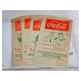 Coca-Cola No-Drip Bottle Protector Paper Sleeves