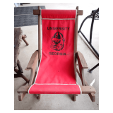 Vintage University of Georgia Sling Beach Chair