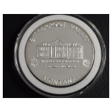 1 OZ .999 FINE SILVER BITTEROOT VALLEY MONTANA CENTENNIAL MEDALLION