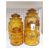 LE Smith Moon & Star Lidded Canisters