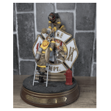 BRADFORD EXCHANGE NUMBERED COURAGE UNDER FIRE FIRE FIGURE