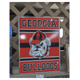METAL GEORGIA BULLDOG SIGN
