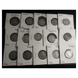 (15) BUFFALO NICKELS
