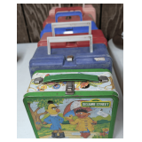 SIX VINTAGE LUNCH BOXES