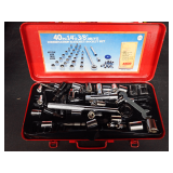 ANCO 40-Piece Combination Ratchet Socket Set in Case-Please come to inspection to verify all pieces are present.