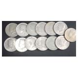 VARIOUS 1970s KENNEDY HALF DOLLARS