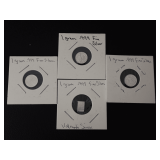 (4) 1 GRAM .999 SILVER ROUNDS & BULLION