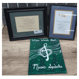 MUSICAL INSPIRATION, THREE PIECES