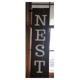 Wooden Nest Sign