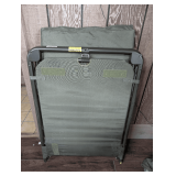 MILITARY STYLE FOLDING COT WITH EXTRA CUSHION