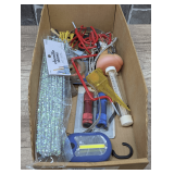 ASSORTED CRAFT SUPPLIES LIGHTS, AND MORE