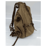 WWII ERA SWEDISH (MOOSE SACK) MARKED WITH DATE 190/1941 AND 3 CROWNS - METAL BRACE