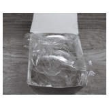 CLAUDE S. BENNETT INC JEWELERS SILVER RIMMED FORMAL GLASS COASTERS, FOUR PIECES