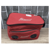 BUDWEISER SOFT SIDE COOLER WITH SPEAKERS AND USB MUSIC HOOKUP