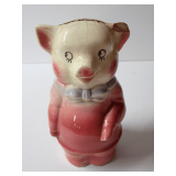 Figural Pig Bank Ceramic Collectible