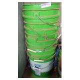 Stack of True Living Outdoors 5 Gallon Buckets