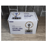 PHYSICS TOY LOW TEMPERATURE STIRLING ENGINE IN ORIGINAL BOX