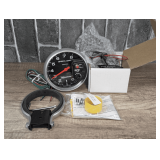 AUTO METER 5-IN TACH AND ACCESSORIES INCLUDING TACH WIRING ADAPTER PRESUMABLY FOR LATE MODEL DODGE CHALLENGER