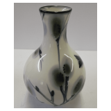 Porcelain Vase with Bird Decoration