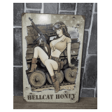 METAL SIGN, HELLCAT HONEY