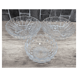 FORMAL GLASS DECORATIVE BOWLS INCLUDING FOSTORIA AND ANCHOR HOCKING