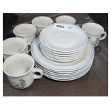 SENATOR BRAND STONEWARE CHINA, 18 PIECES
