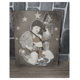 METAL SIGN, 7.62 DESIGN BOMBSHELL SERIES