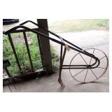 Vintage Push Plow Cultivator
