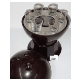 Evans Bakelite Musical Bowling Ball Bar Set