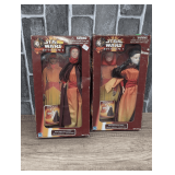 PAIR OF STAR WARS EPISODE 1 DOLLS IN ORIGINAL BOXES