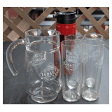 TABASCO BLOODY MARY PITCHER AND TALL GLASS SET PLUS PLUS BLOOD OF MY ENEMIES INSULATED TRAVEL MUG