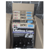 FOUR SETS OF GORILLA LIFETIME LUGS 14MM X 1.5 LUG NUTS, ONE SET OF WHEEL LOCKS WITH KEY, AND 22MM ARS SOCKET