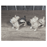 CAST IRON ANGEL DOG FIGURES