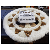 Northern Brother Recliner Chair Cover & Round Rug