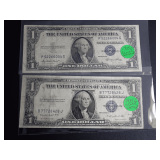 1935E & 1935G $1 SILVER CERTIFICATES