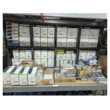 ENORMOUS GROUP OF ELECTRICAL FACE PLATES, GFCI OUTLETS, SWITCHES, AND MORE