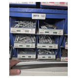 SIX PULL OUT PARTS BIN DRAWERS AND HARDWARE INSIDE