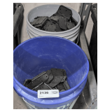 FULL AND PARTIALLY FULL 5 GALLON BUCKETS OF HINGES