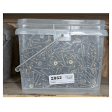 LARGE TUB OF PHILLIPS HEAD COARSE THREAD SCREWS