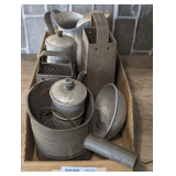 VINTAGE TIN COOKING ACCESSORIES