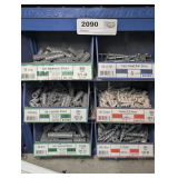 SIX PULL OUT PARTS BIN DRAWERS AND HARDWARE INSIDE