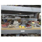 ELECTRICAL CONNECTORS, MULTIMETERS, CABLE STAPLES, CABLE CONNECTORS, AND MORE IN SHELF AREA MARKED 2176