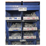 SIX PULL OUT PARTS BIN DRAWERS AND HARDWARE INSIDE