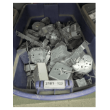 TUB FILLED WITH GALVANIZED METAL JUNCTION BOXES AND MORE