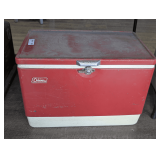 VINTAGE COLEMAN METAL BODY COOLER