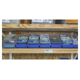ALL PLASTIC PARTS BINS AND HARDWARE ON SHELF MARKED 2048