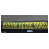 METAL JOHN DEERE ROAD SIGN