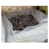 VERY LARGE BOX FILLED WITH FINISHING NAILS