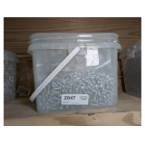 PARTIAL TUB OF LARGE PHILLIPS HEAD SHEET METAL SCREWS