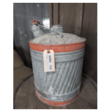 OLD GALVANIZED GAS CAN